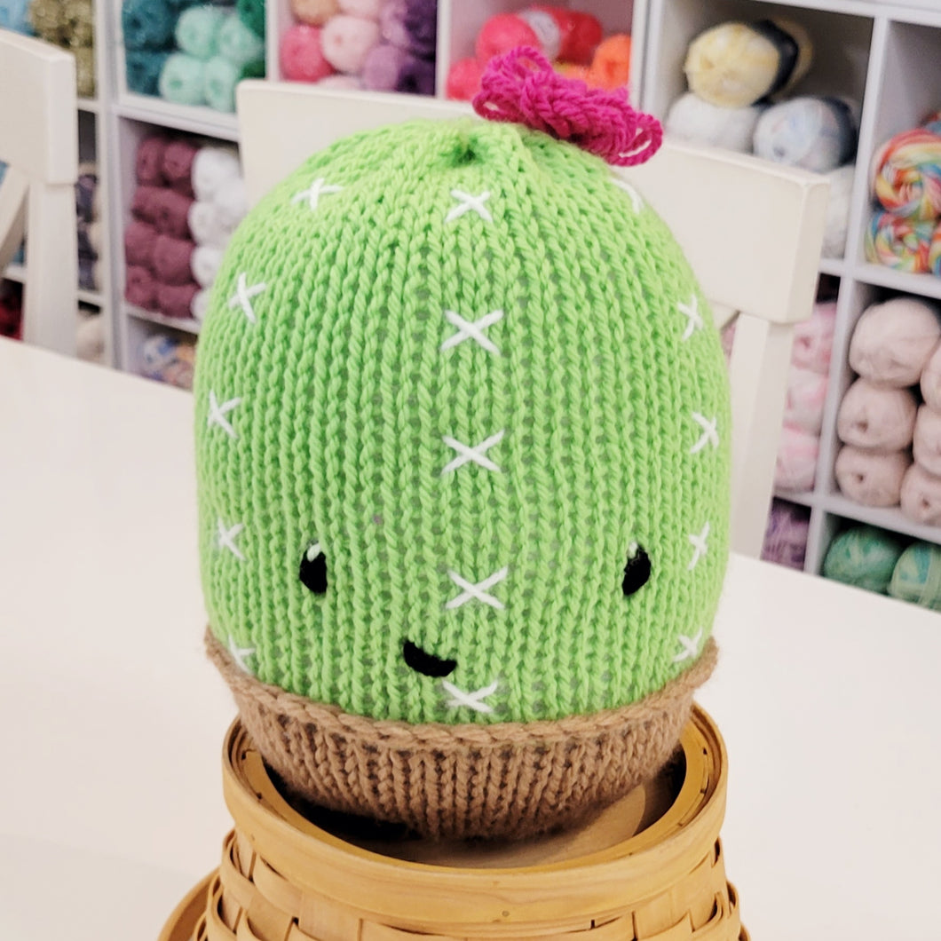 Handmade Knit Cactus Softie